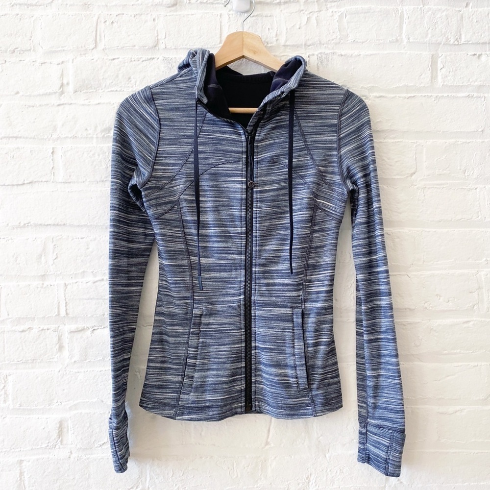 Lululemon ||‎ Hooded Define Jacket Nulu Heathered Black 4